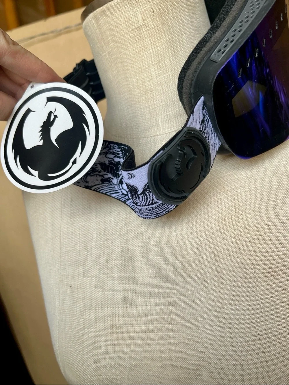 Dragon Alliance NFXs Snow Goggles Blue Purple Lens + Extra Lens NWT